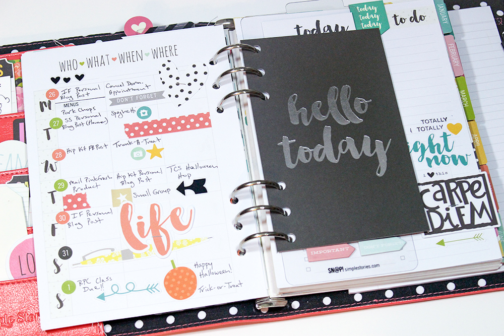 Ashley Horton Designs Simple Stories Carpe Diem Planner