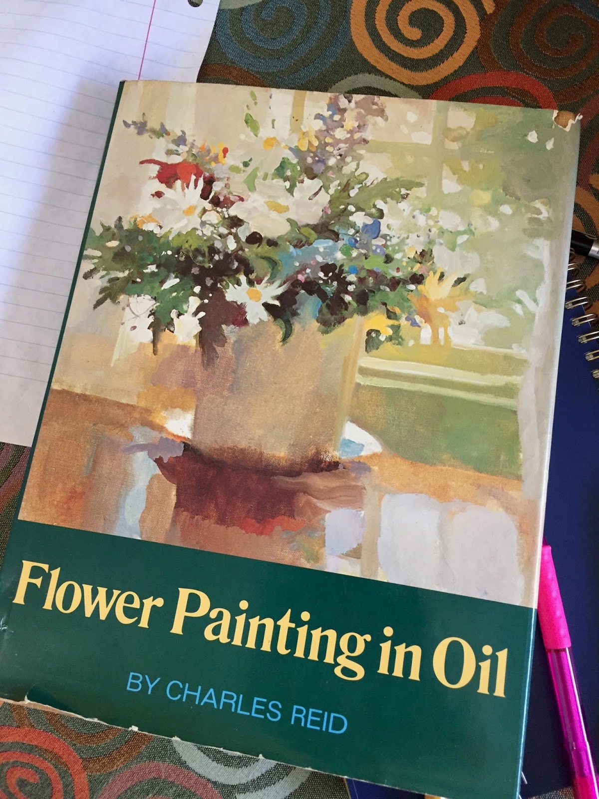 CindyMichaudArt Painting Flowers in Oil