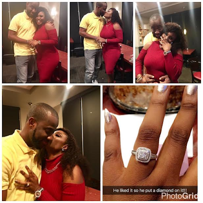 a Photos/Video: From Facebook friend request to a romantic proposal, Nigerian couple's love story