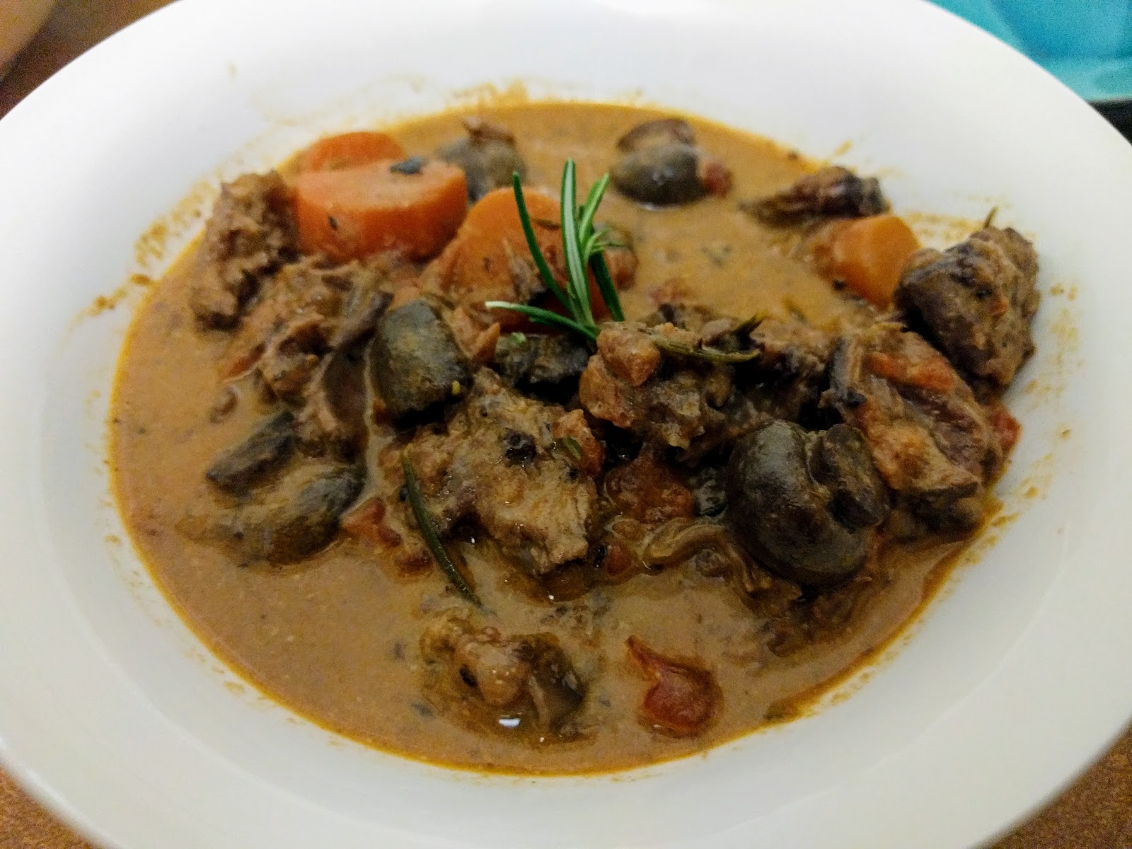 Abroad Cooks Australia Kangaroo Tail Stew and Beer Damper