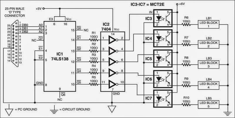 PC-Driven LED Display | Expert Circuits