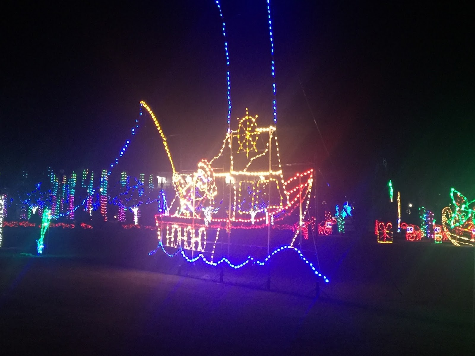 Random Thoughts Christmas lights at Jones Park Gulfport, MS