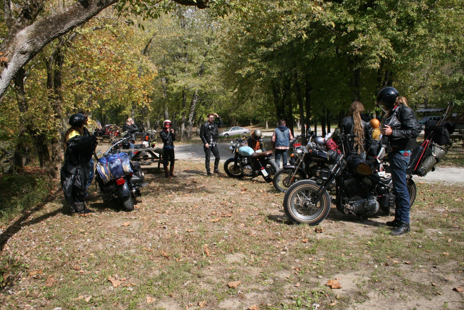 motorcycle camping trip