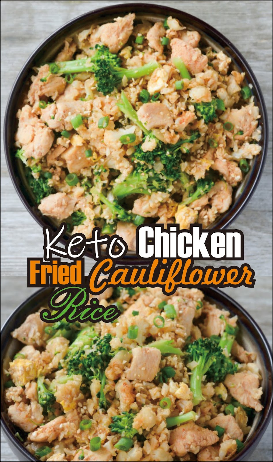 Keto Chicken Fried Cauliflower Rice
