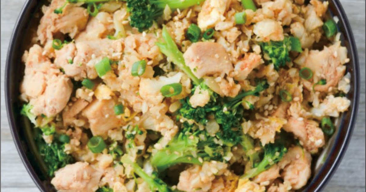 Keto Chicken Fried Cauliflower Rice