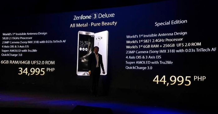 Asus ZenFone 3 Deluxe Philippines Price