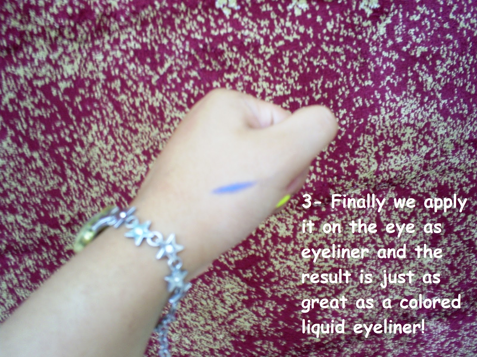 Diaries of Me Blind Optimistic DIY Colored Eyeliner