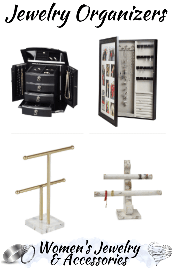 Decorative Jewelry Organizers, Boxes and Displays