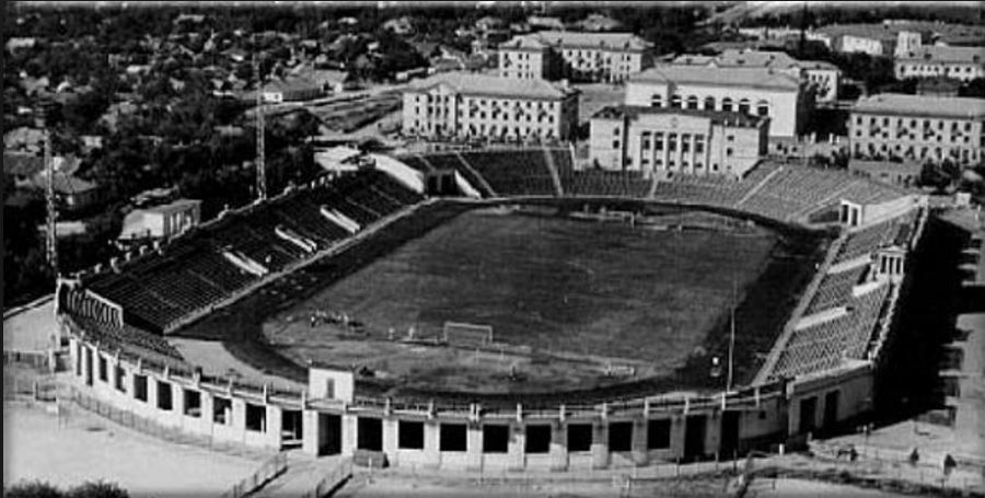 Stadionul echipei Venus București, perioada interbelică. 
