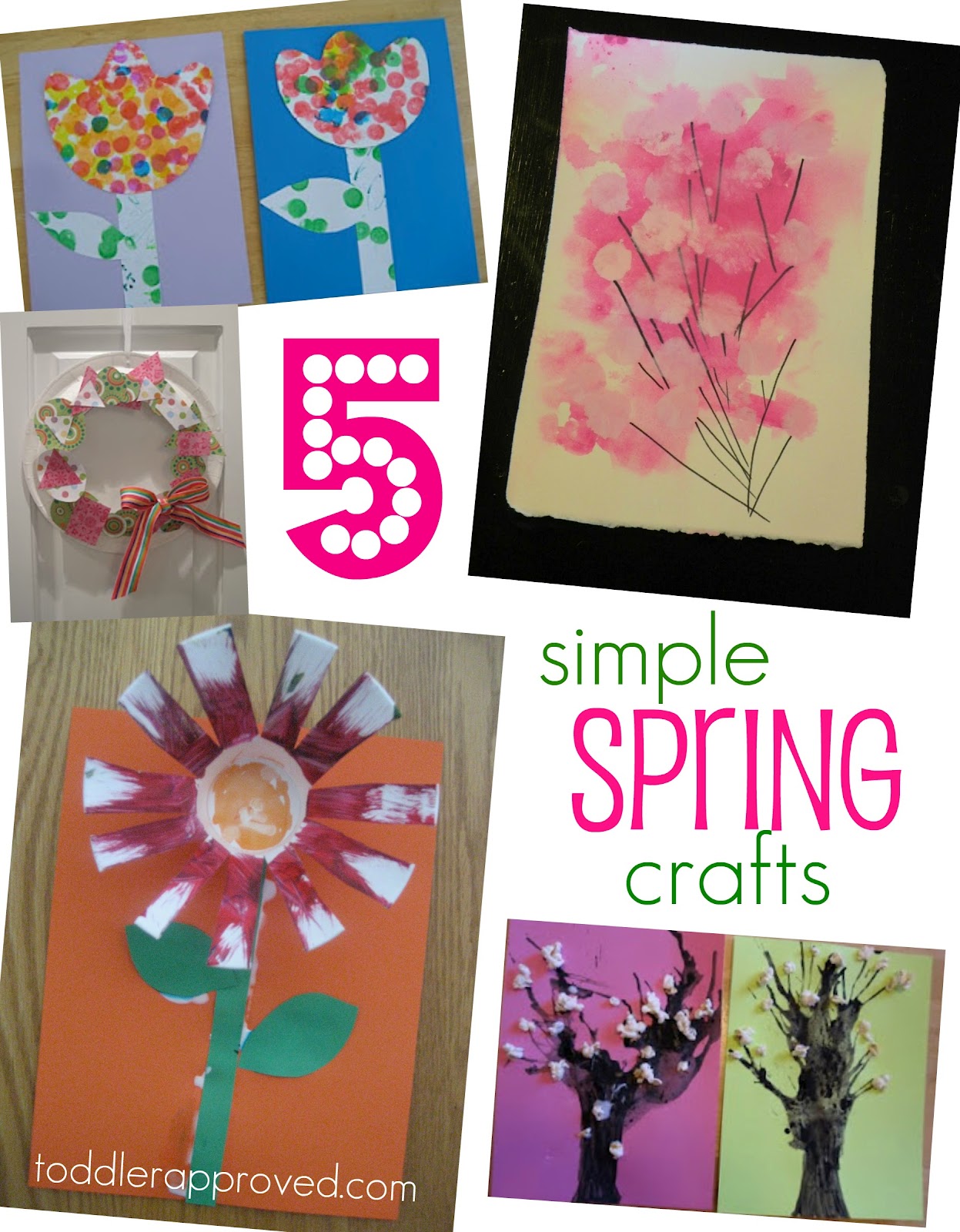 Toddler Approved! 5 Simple Spring Crafts