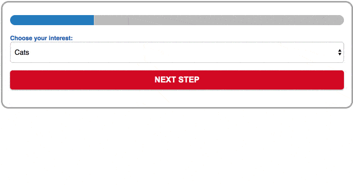 23 Multi step HTML forms 22 Multi-step form with FE validations