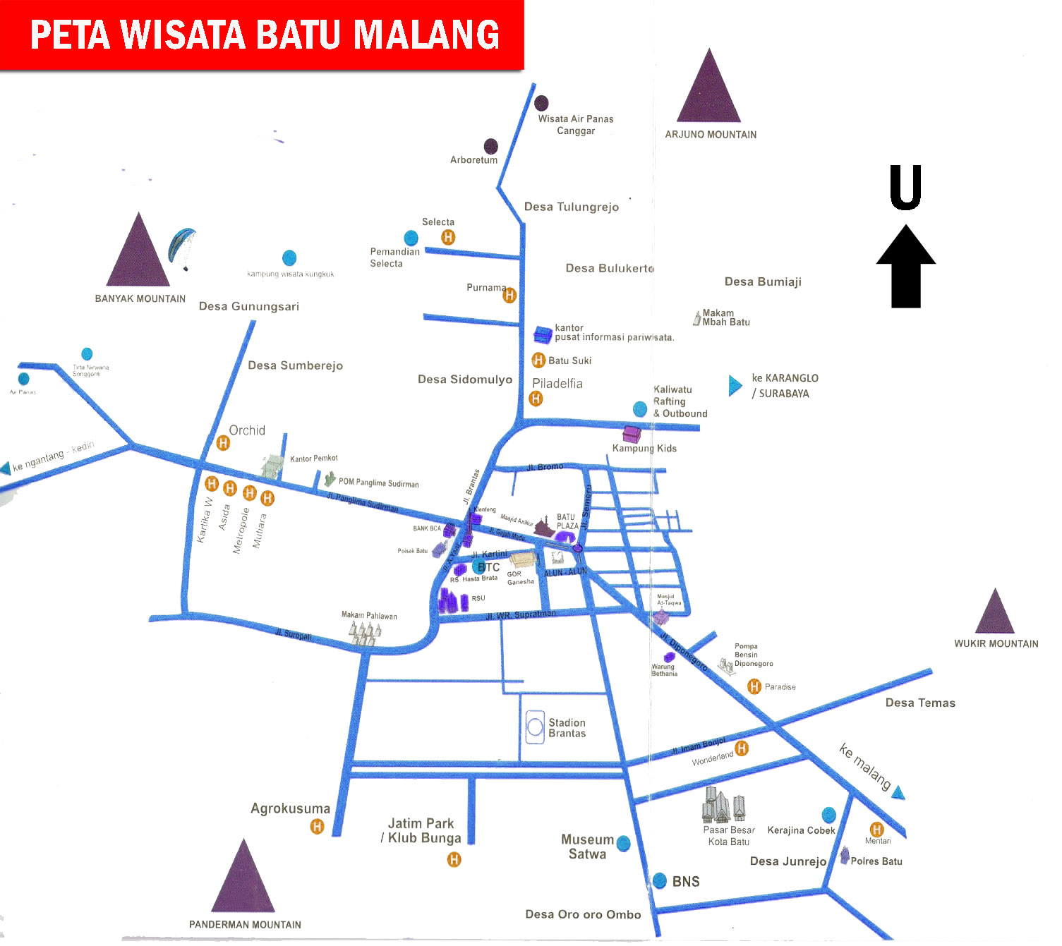 Baru 51 Gambar Peta  Kota Batu  Malang 