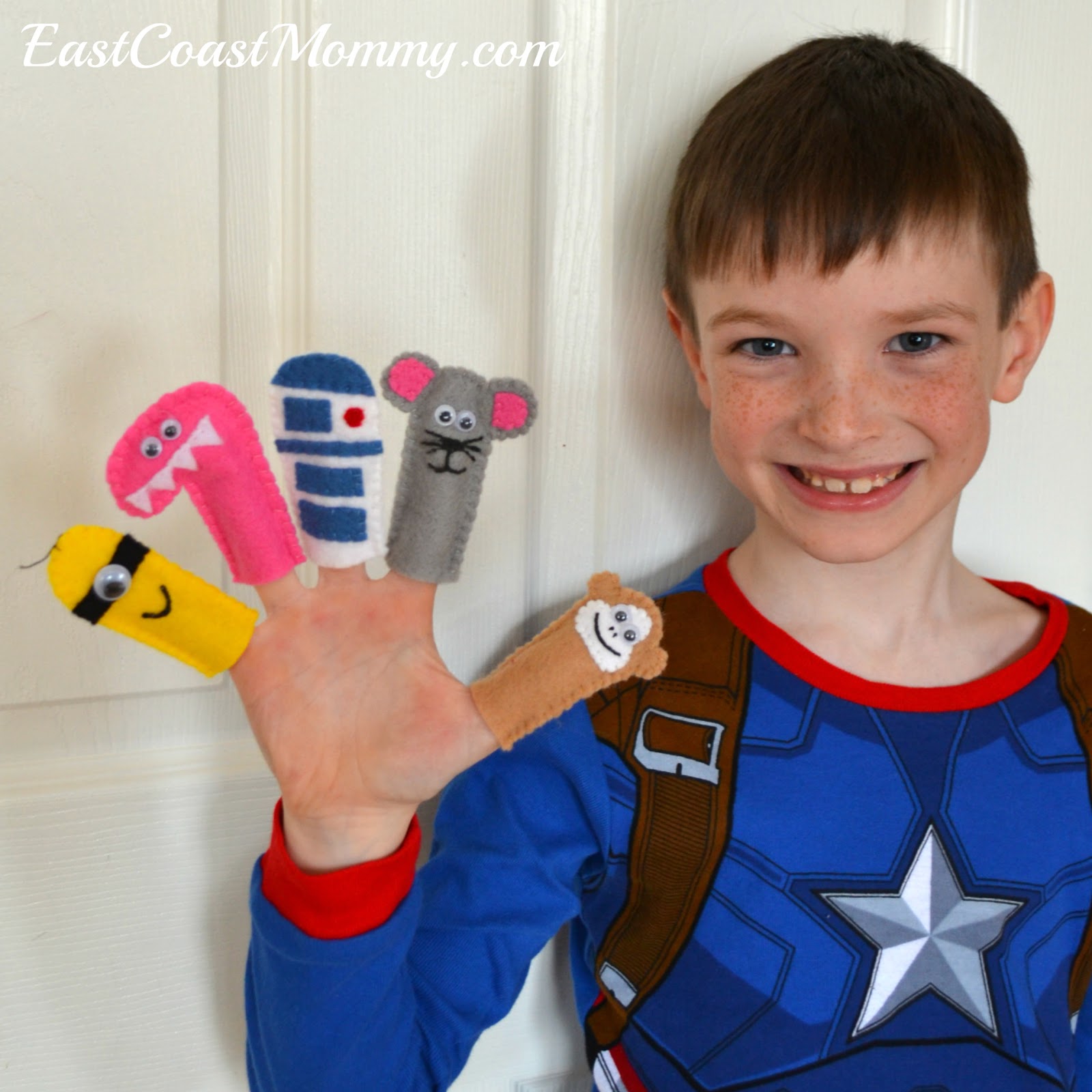 East Coast Mommy Simple Felt Finger Puppets