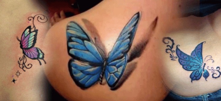 17 mejores ideas sobre Tatuajes De Mariposa en Pinterest  - Tatuajes De Mariposas Para Mujeres