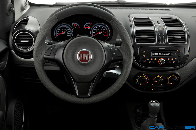 Fiat Grand Siena Attractive 2013 - painel