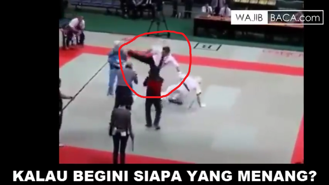 Pertandingan Karate Paling Nyeleneh, Lihatlah Apa yang orang Ini Lakukan!