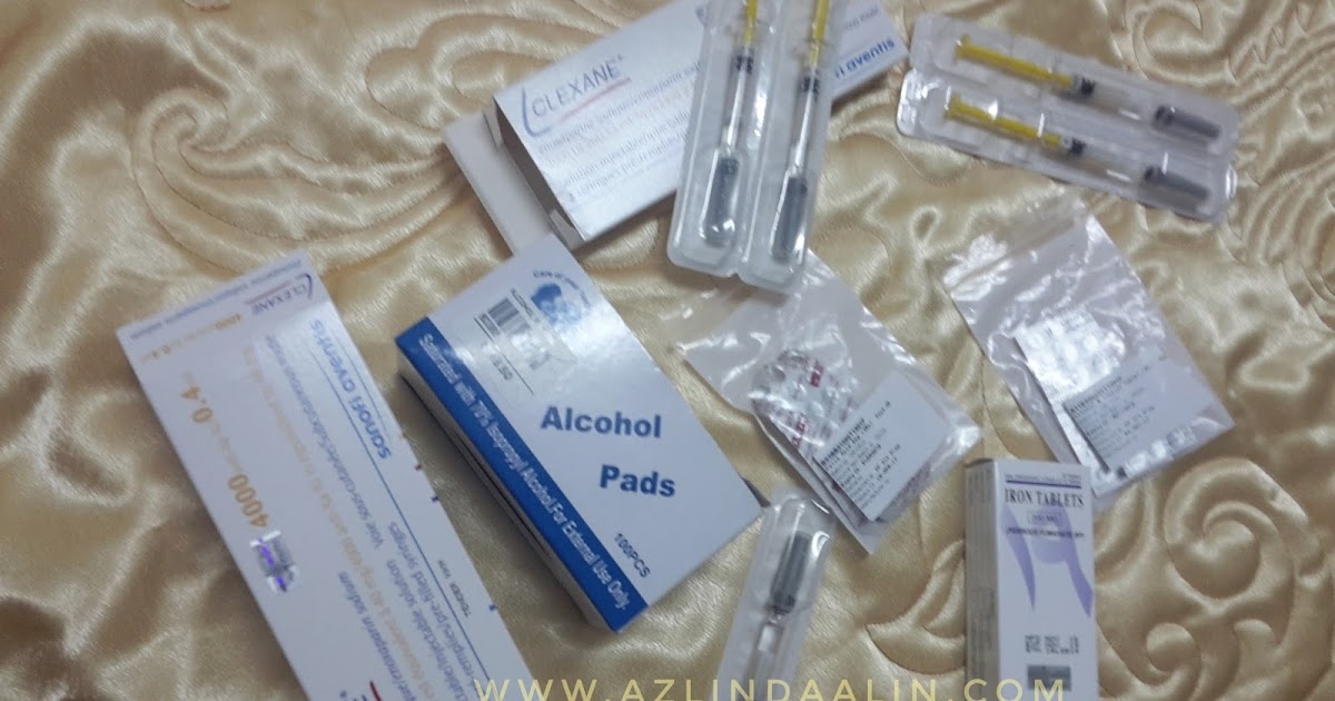Kena Inject Sendiri Ubat Cair Darah Selepas Bersalin Czer Operation