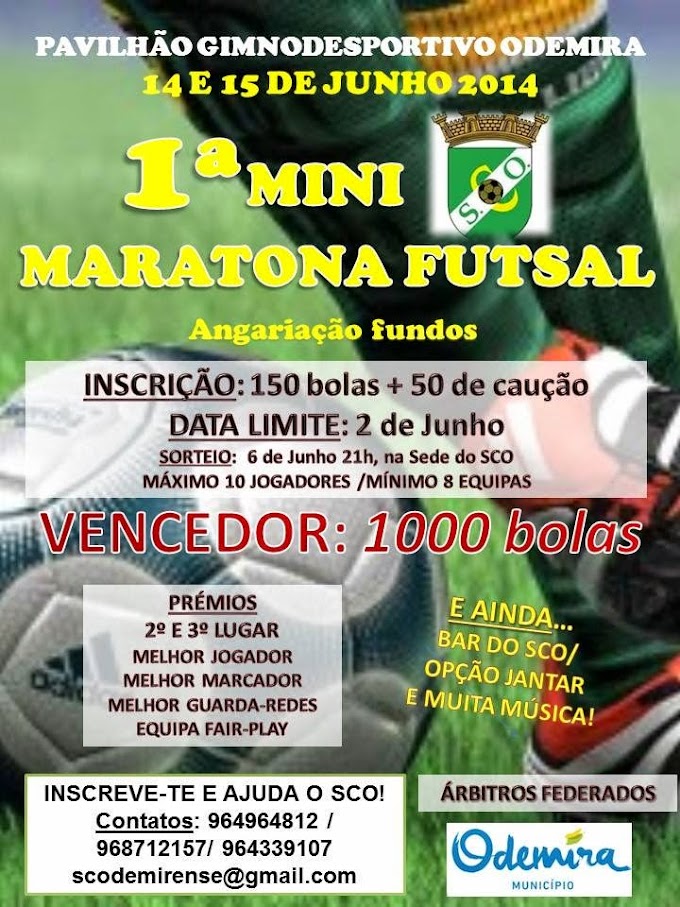 1ª Mini Maratona Futsal do SC Odemirense!