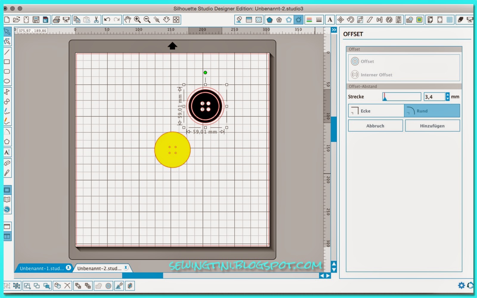 Tinis Plotter-Tutorials - Folge 6 - Offset