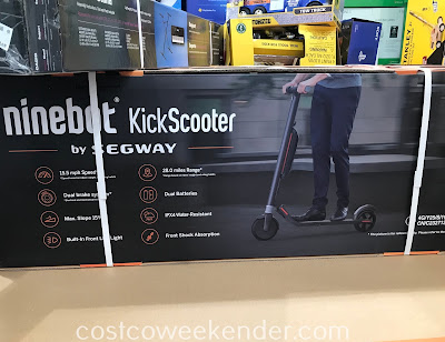 Easily travel around town with the Segway Ninebot ES3 Kickscooter