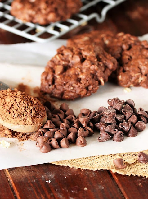 Chocolate Oatmeal Cookies with Chocolate Chips image