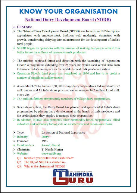 KYO - National Dairy Development Board