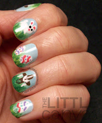 easter happy nail colors canvas