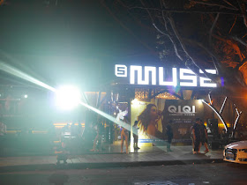 Muse club at night on Shuiwan Road in Zhuhai