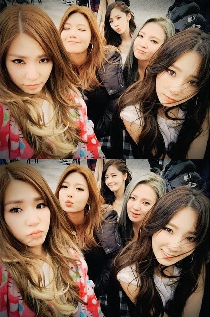 SNSD TaeYeon snapped lovely group pictures with Tiffany, SooYoung ...