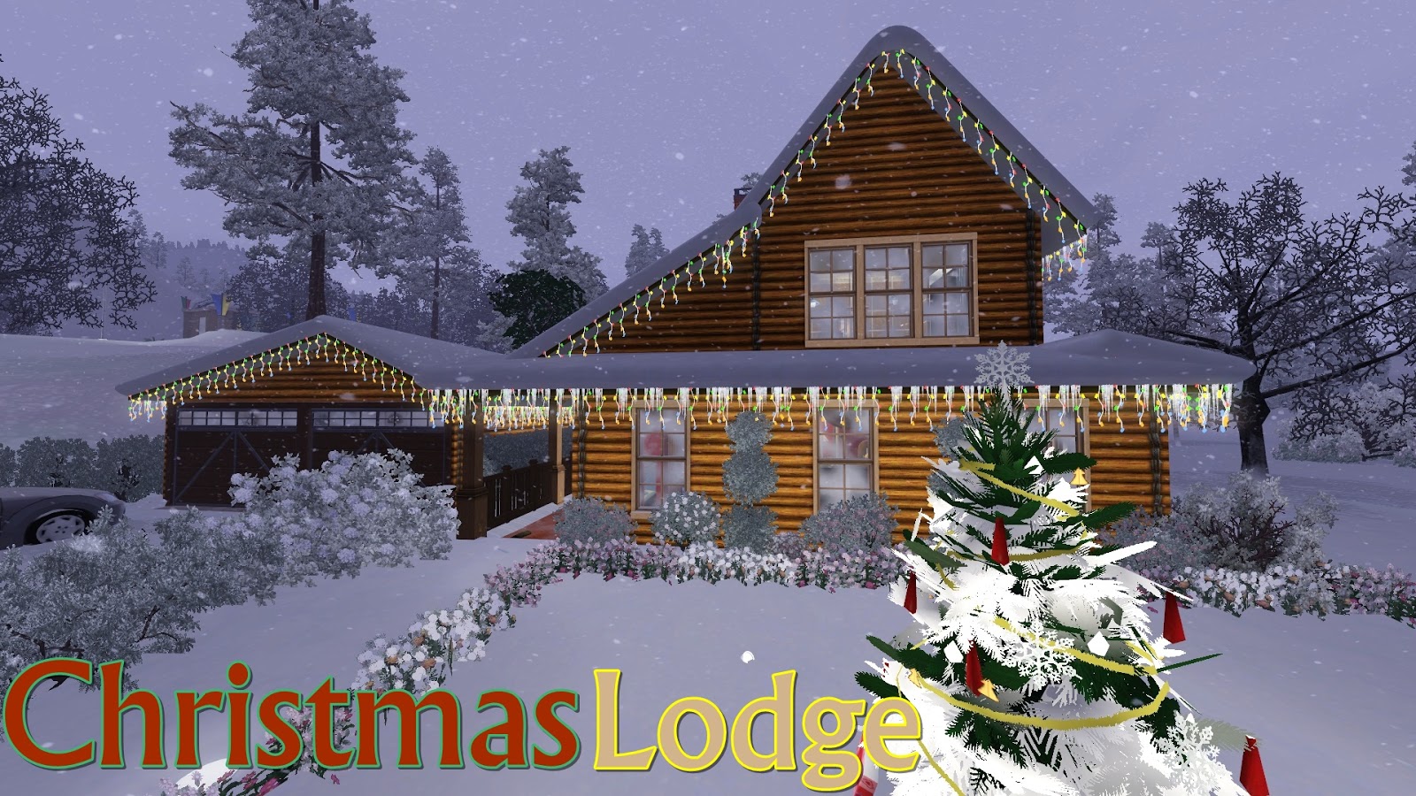 Sims 3 Houses Christmas Lodge Perfect for this christmas in Sims 3!