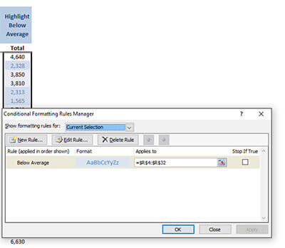 Excel Conditional Formatting2 - MS Excel Conditional Formatting