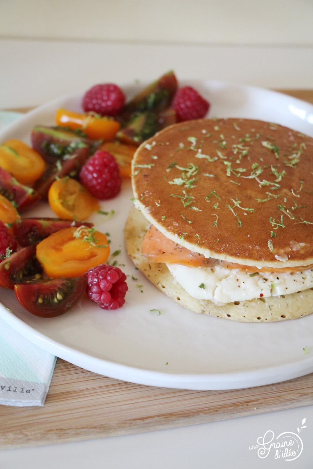 Croque Blinis au Saumon et Chèvre Frais | Une Graine d'Idée