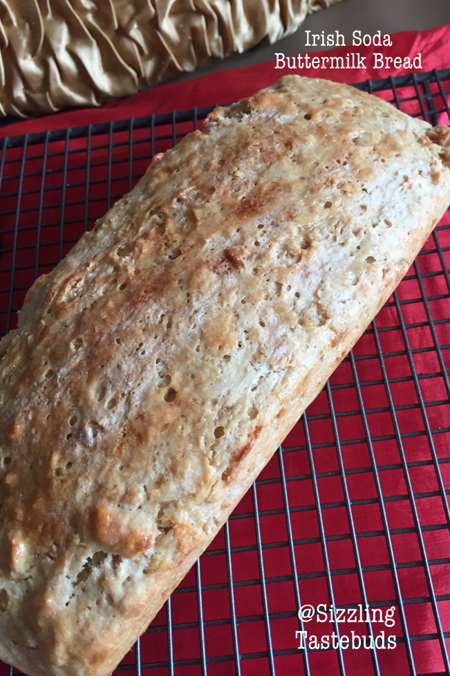 Sizzling Tastebuds Irish buttermilk soda bread for Breadbakers Easy