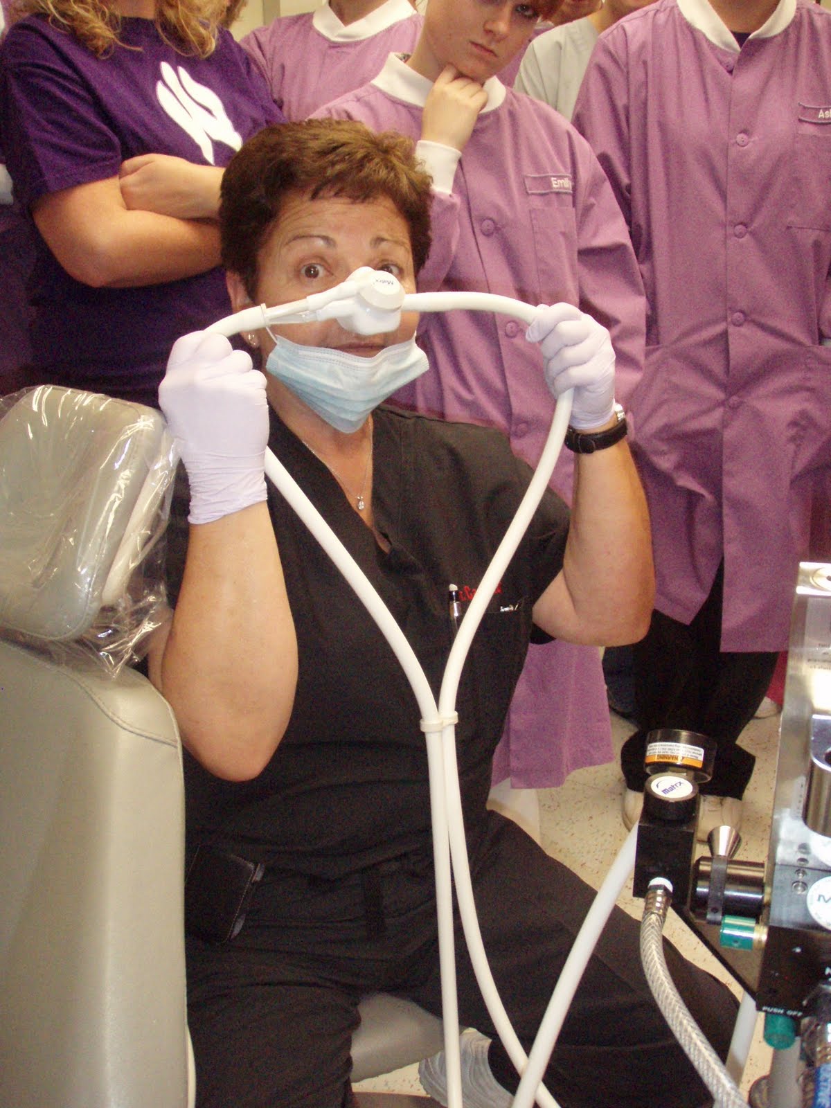 Leigh's Dental Hygiene Experience Nitrous!