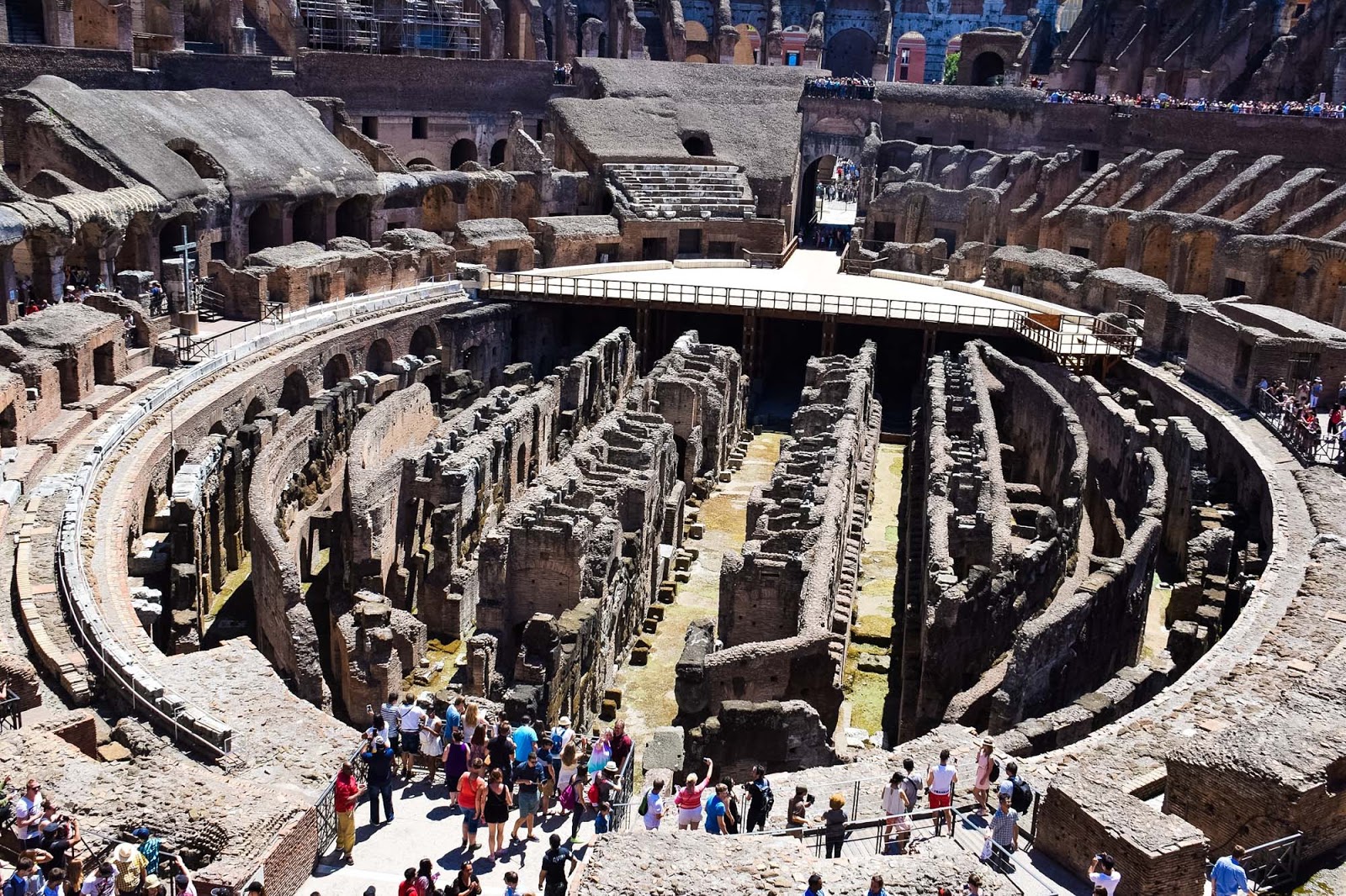 the Colosseum 