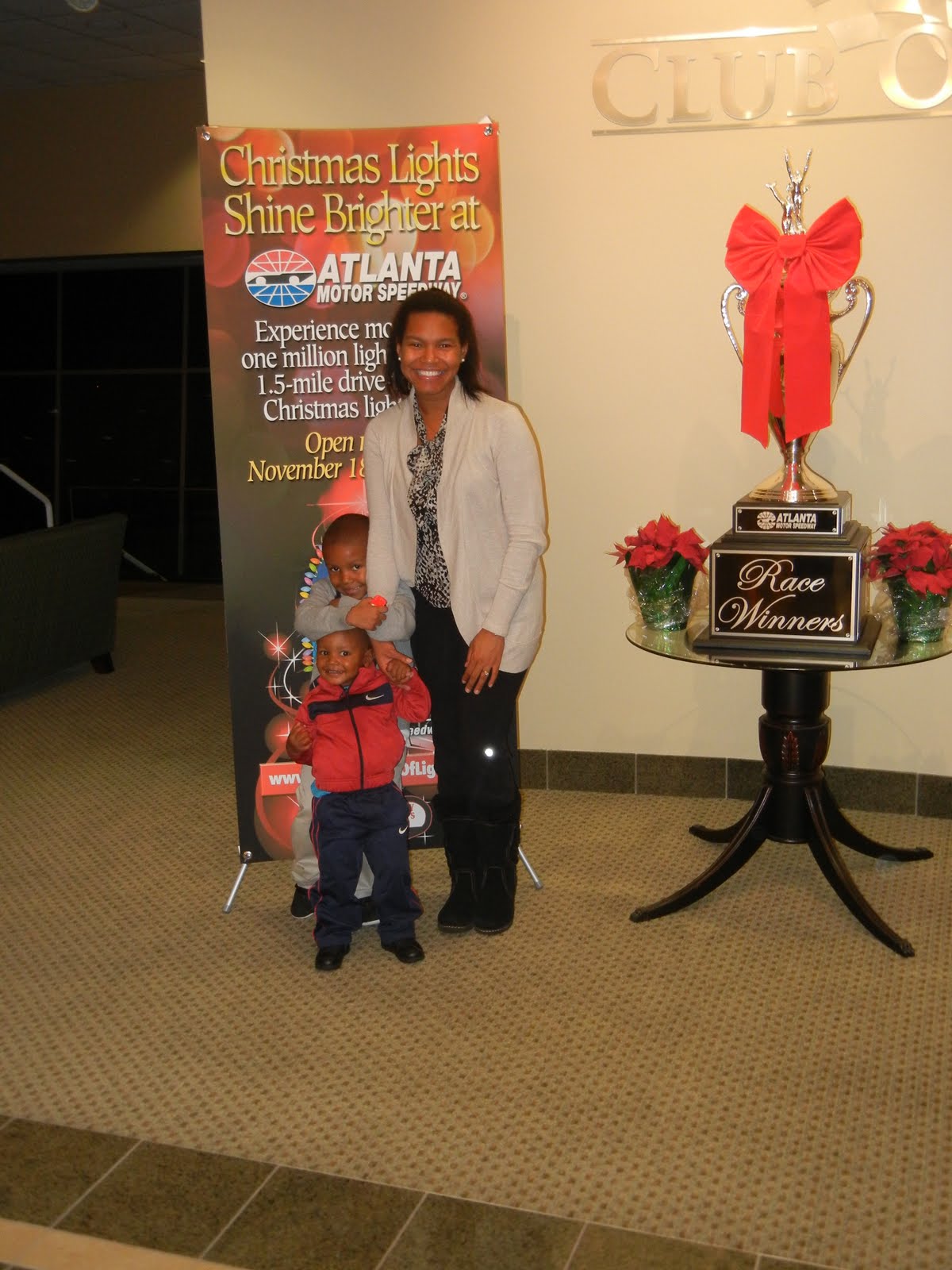 Sojourner Marable Grimmett Gift of Lights at Atlanta Motor Speedway