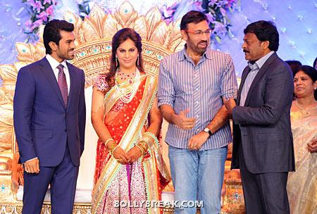 Ram Charan, Upasana, Satyaraj, Chiranjeevi - (17) - Ram Charan Teja's Upasana Kamineni Reception Pics