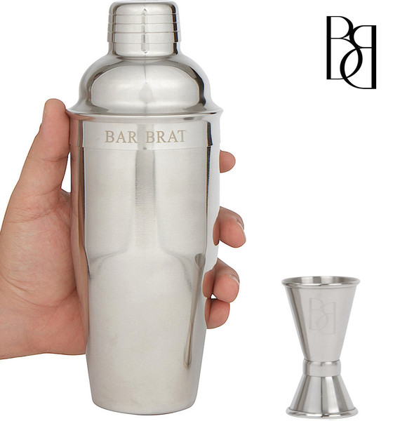 My Product Reviews COCKTAIL SHAKER SET BY BAR BRAT 24 OZ BUILTIN STRAINER