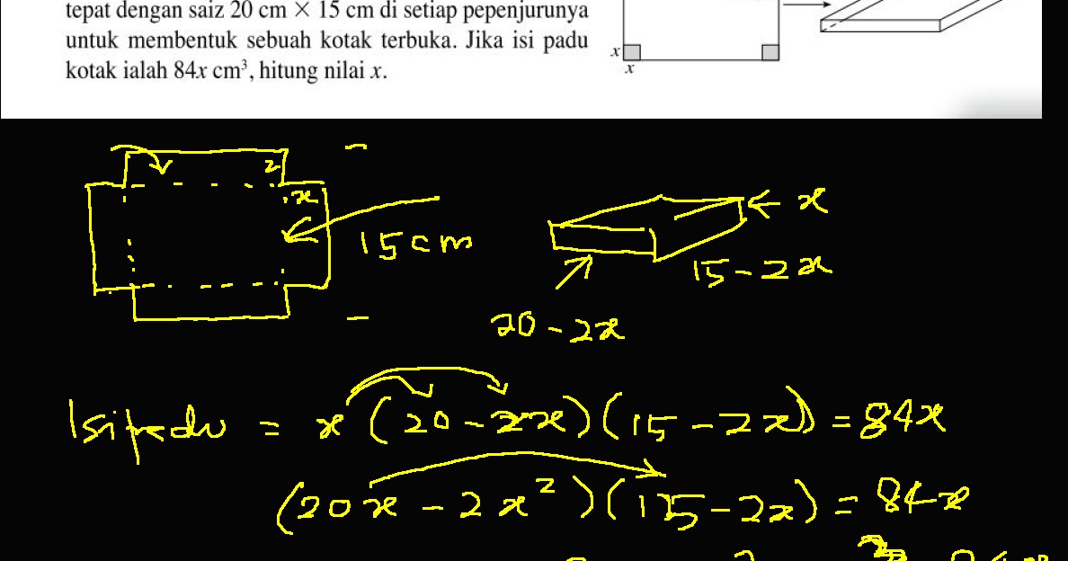 Add Math F4 Bab 2 Persamaan Kuadratik Formatif 2.1
