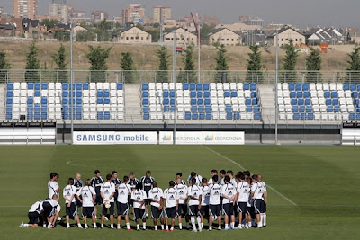 Last Real Madrid training