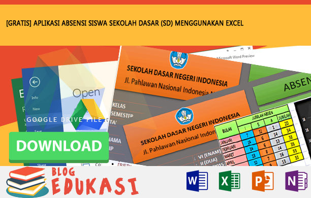 XLSX APLIKASI ABSENSI SISWA SD EXCEL GRATIS DOWNLOAD Operator
