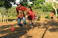 Futsal outdoor di kawasan wisata mangrove