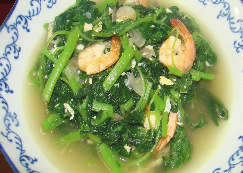 uncleseekers: Resepi Sayur Bayam Masak Air