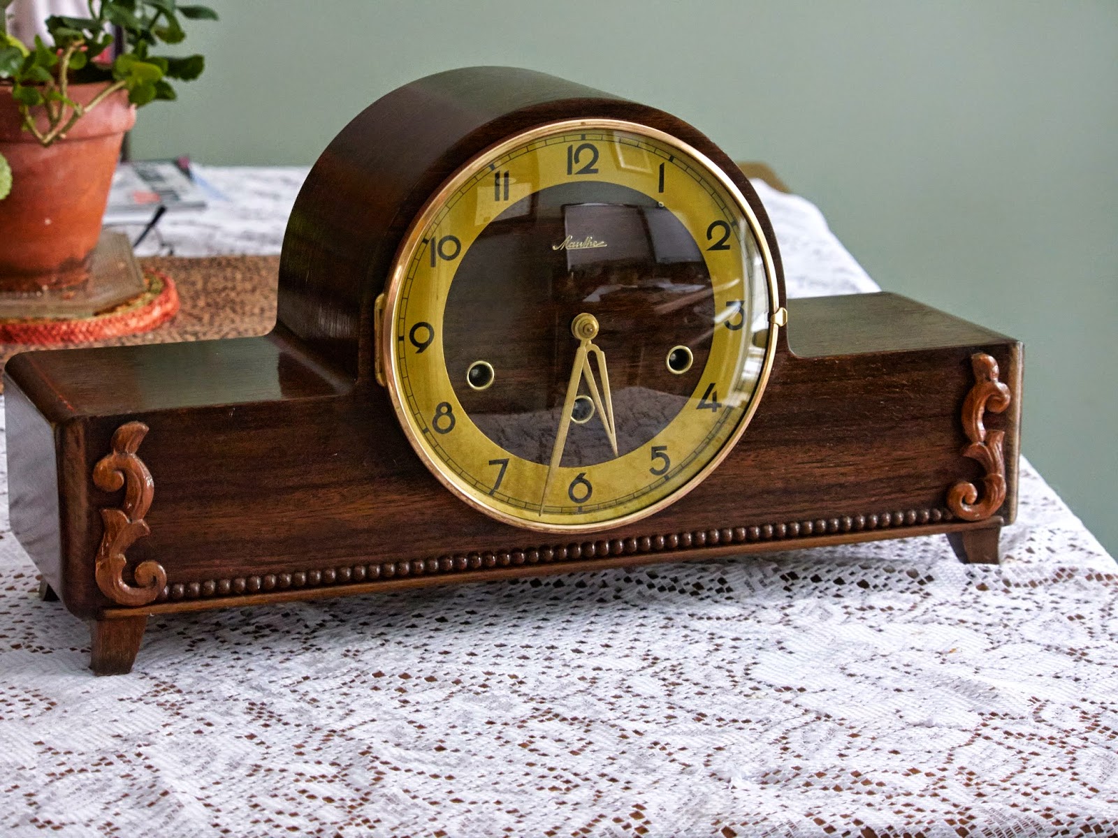 Mantle clock by Mauthe Westminster chime