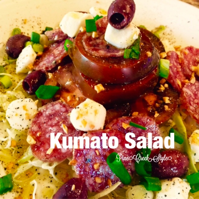 Pine Creek Style Kumato Salad & Appetizer...