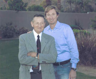 Wayne Gretzy and father Walter