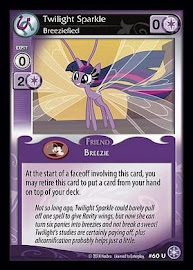 My Little Pony Twilight Sparkle, Breeziefied The Crystal Games CCG Card