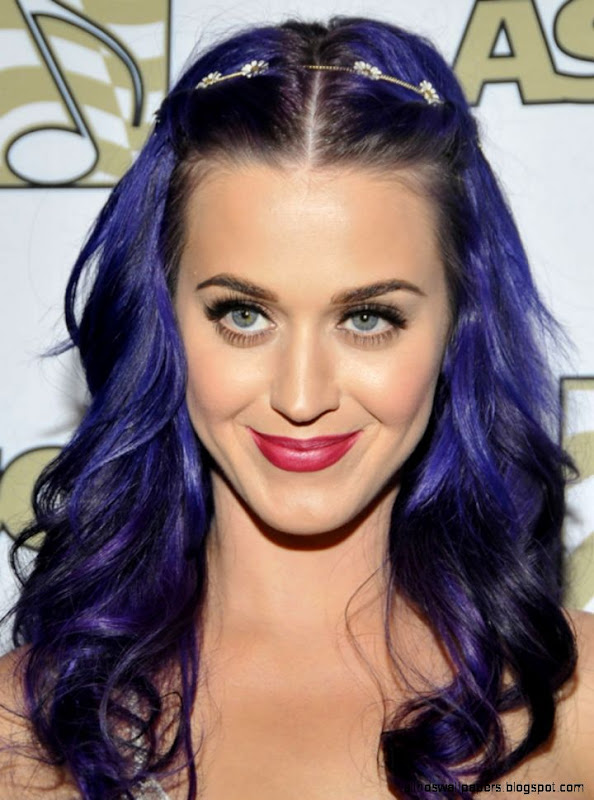 Katy Perry purple hair  StyleNoted