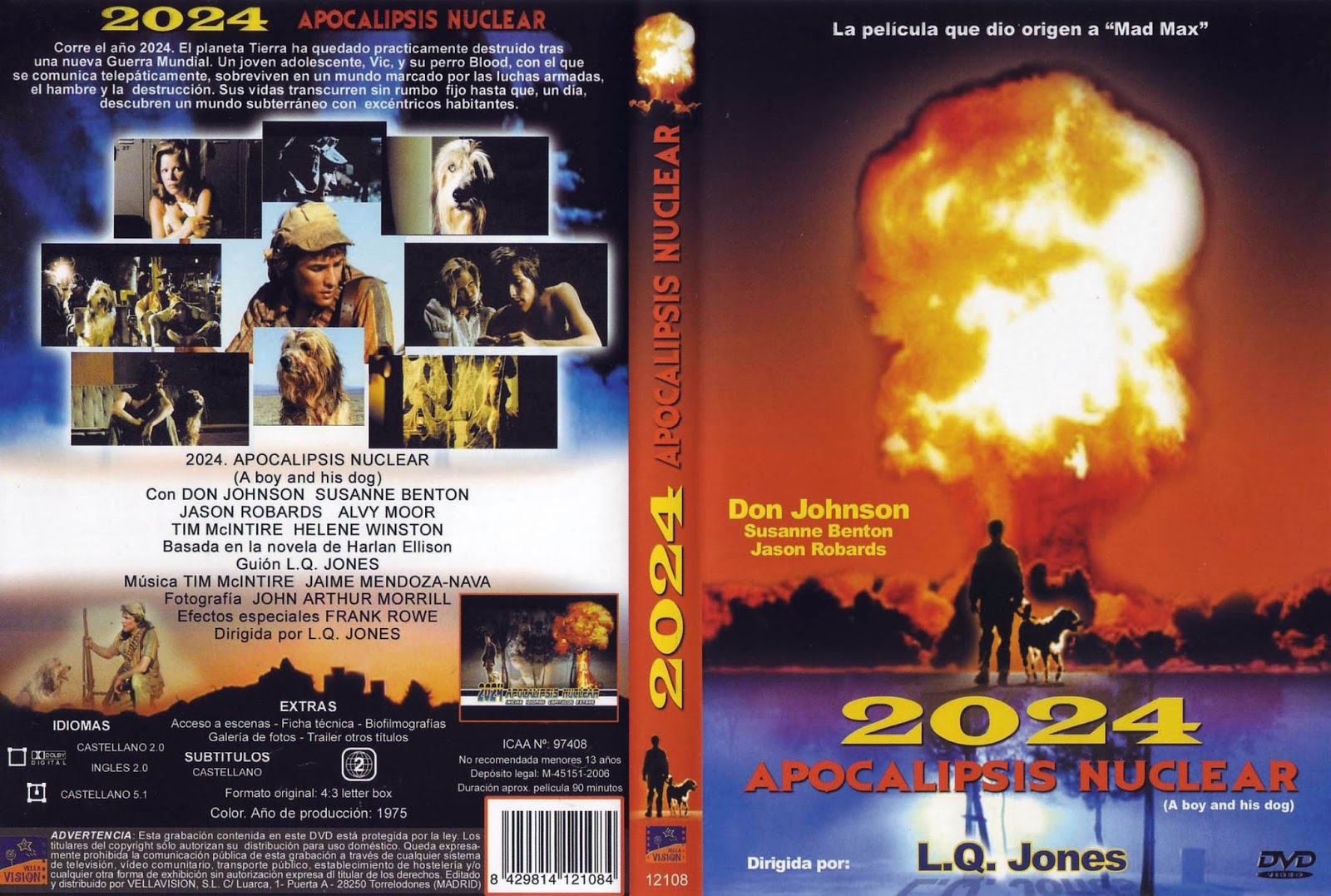 Carátula 2024 Apocalipsis nuclear (Un muchacho y su perro 1975