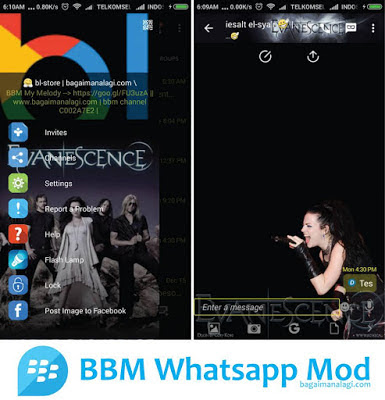 BBM MOD Whatsapp Evanescence Apk Terbaru V2.11.0.16